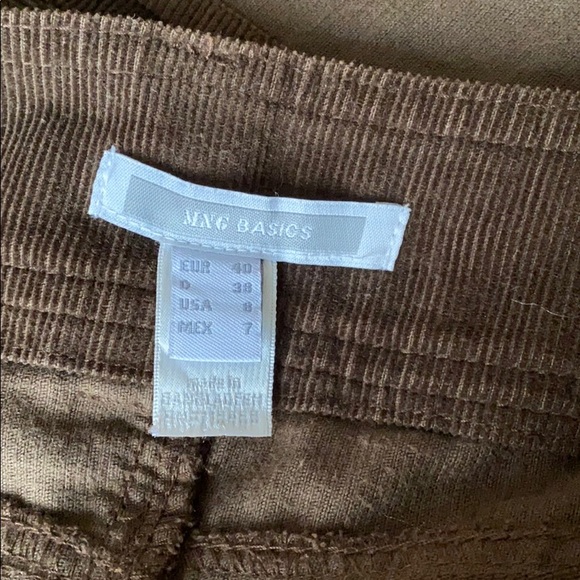 Mango - Green Velvet Mini Skirt - Picture 5 of 5